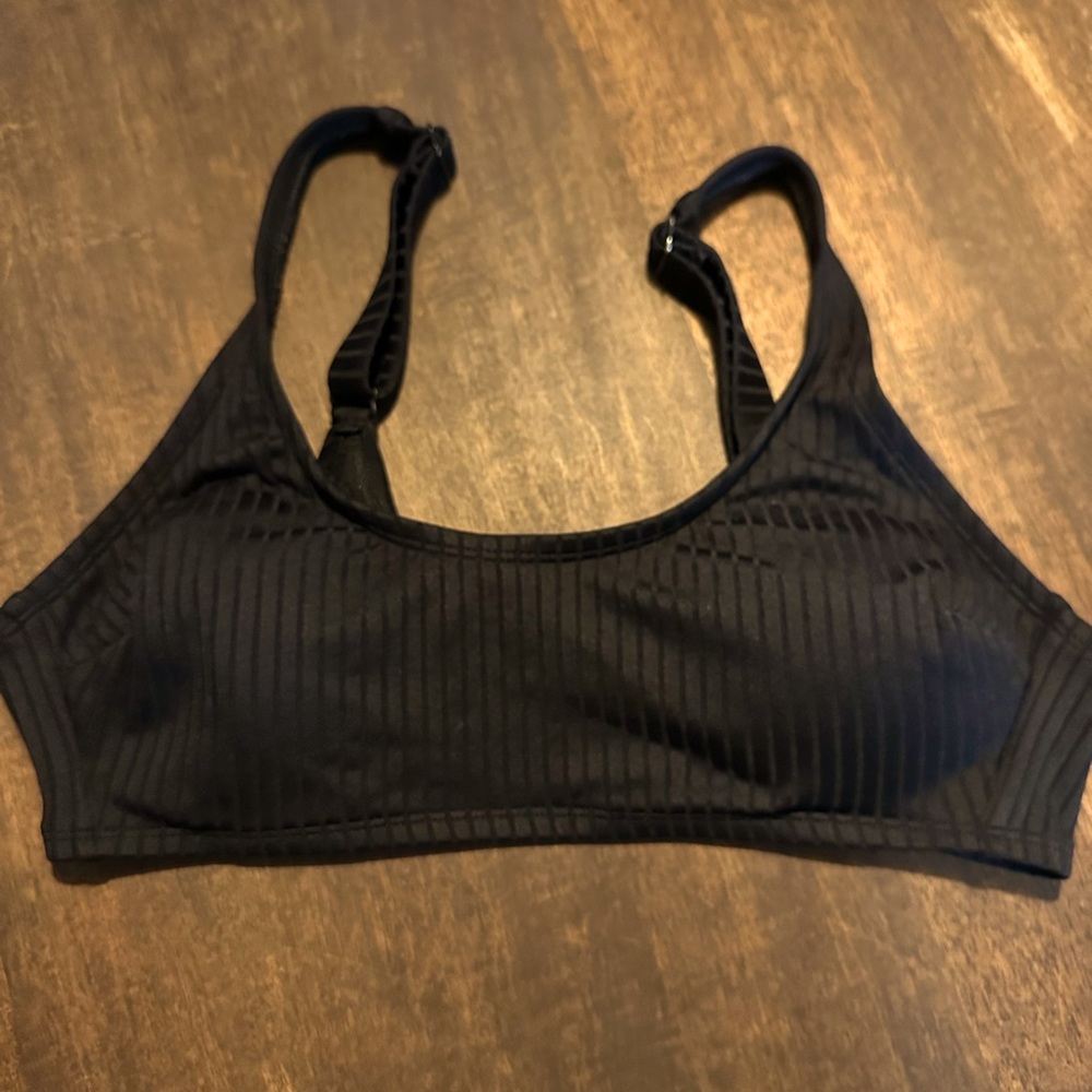 Black swim top only
